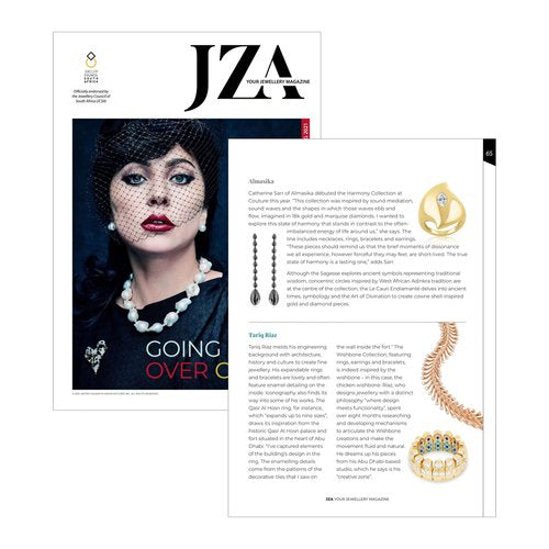 Tariq Riaz Featured in JZA’s Global Connect Lookbook: A Fusion of Engineering, Architecture, and Culture in Fine Jewelry