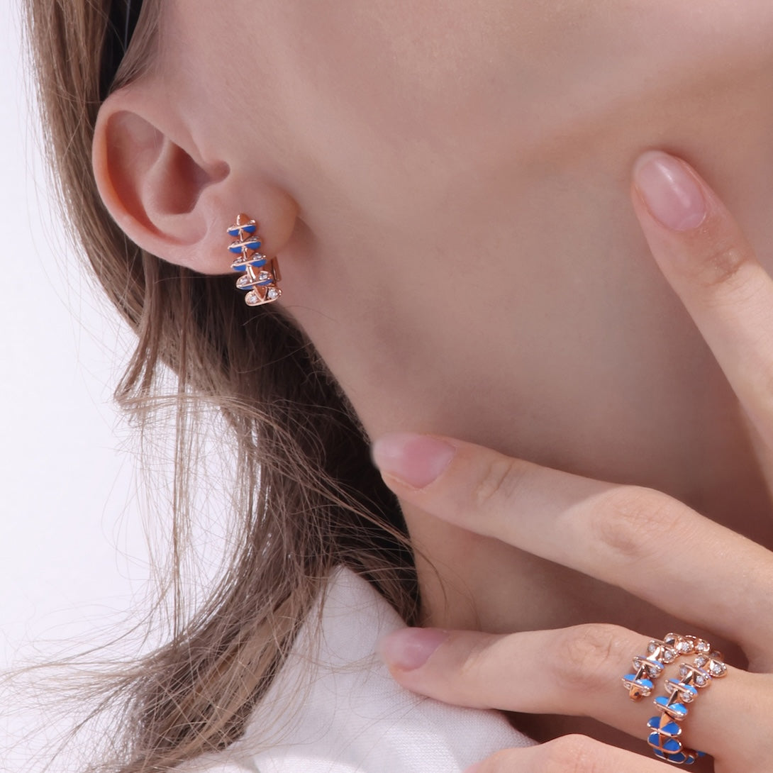 Circle of Life J Stud Earrings