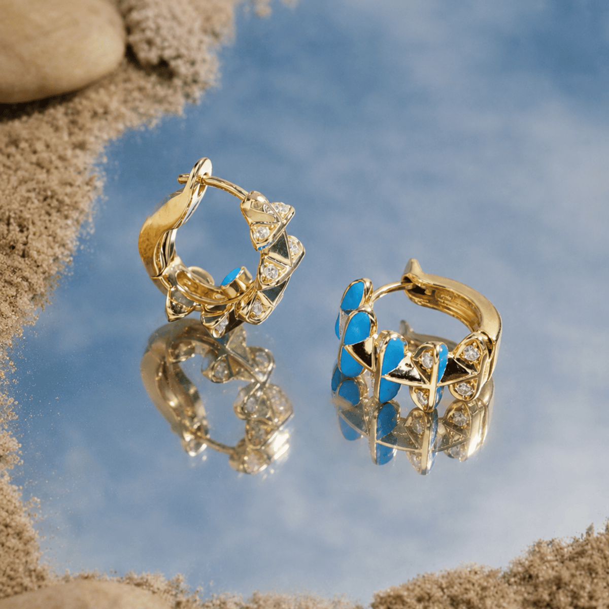 Circle of Life Convertible Earrings / Ear Cuff