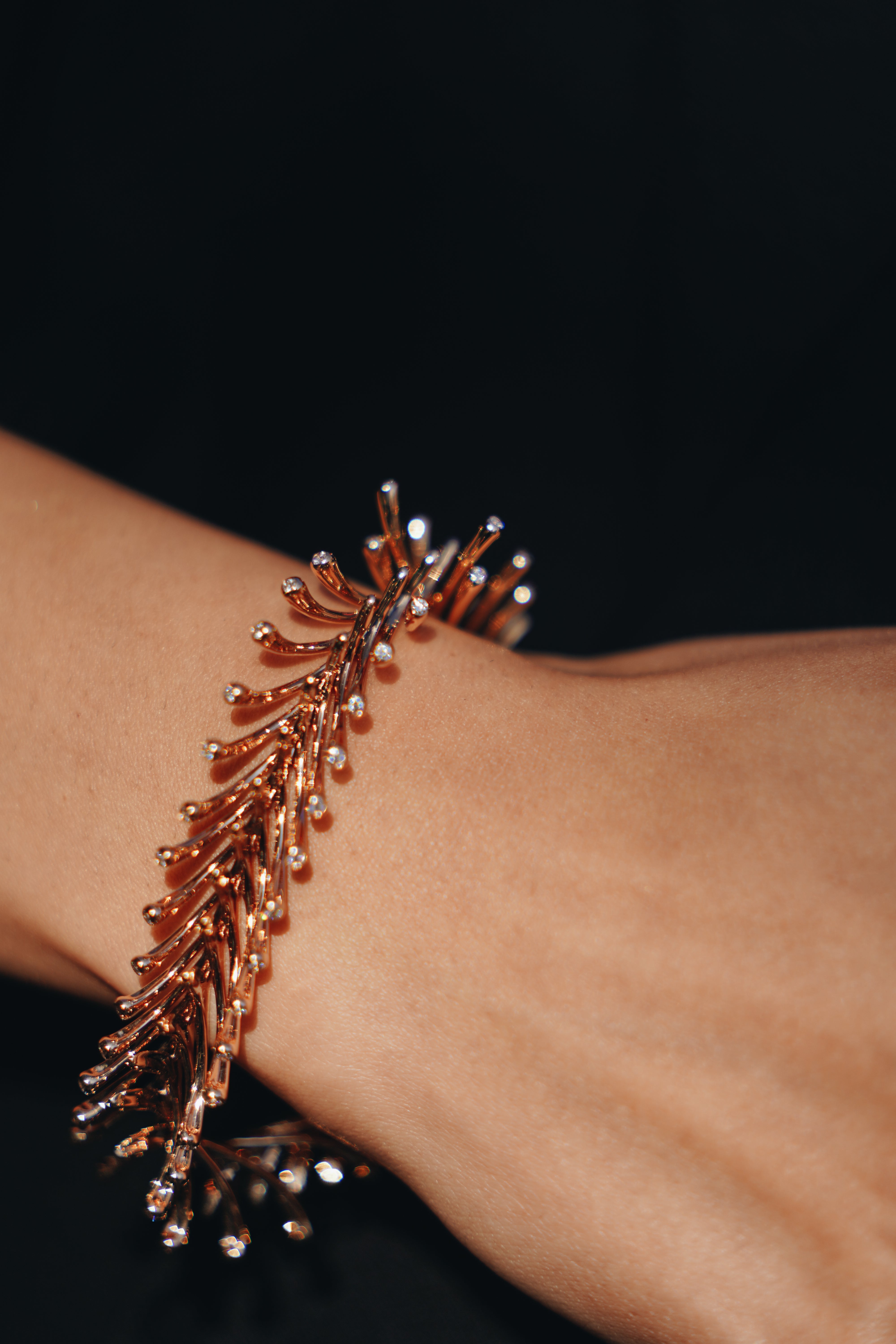 Wishbone Bracelet - Rose Gold