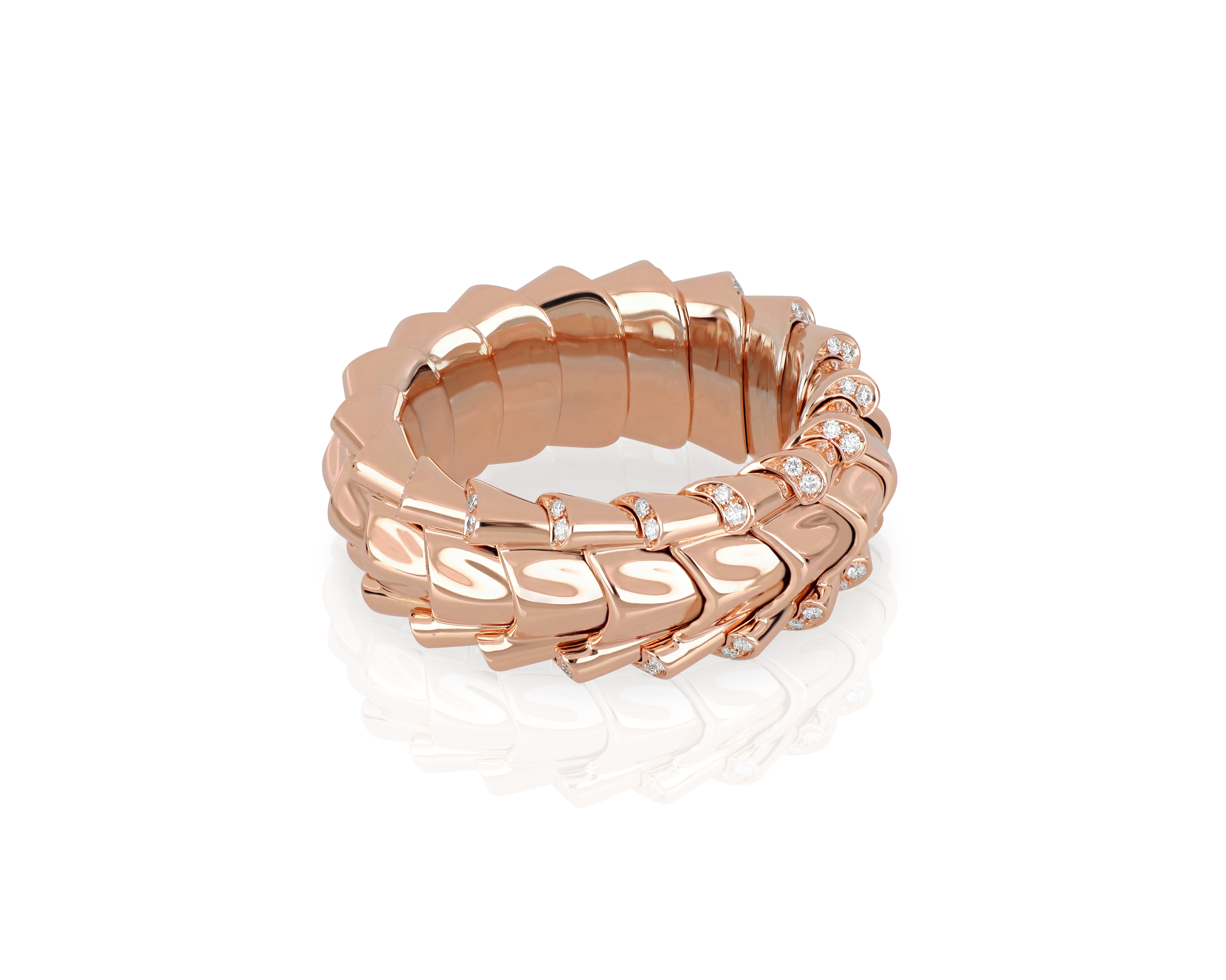 Date Palm Ring - Rose Gold