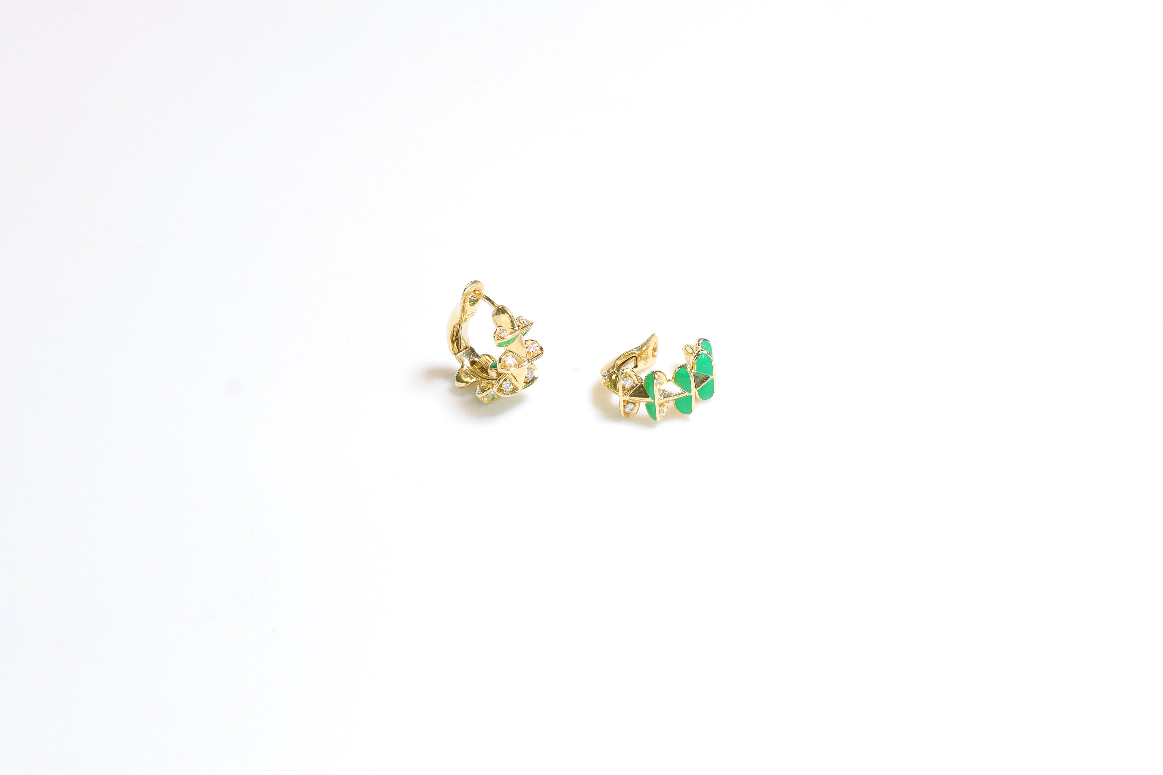 Circle of Life Convertible Earrings - Yellow Gold