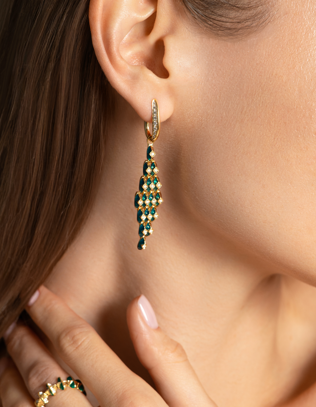 Circle of Life N25 Earrings (L)