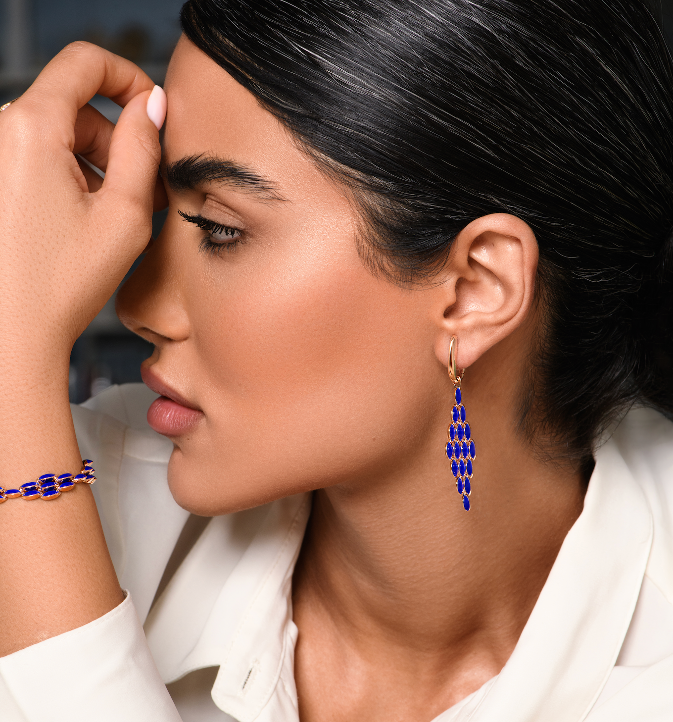 Circle of Life N25 Earrings (L) without Diamonds