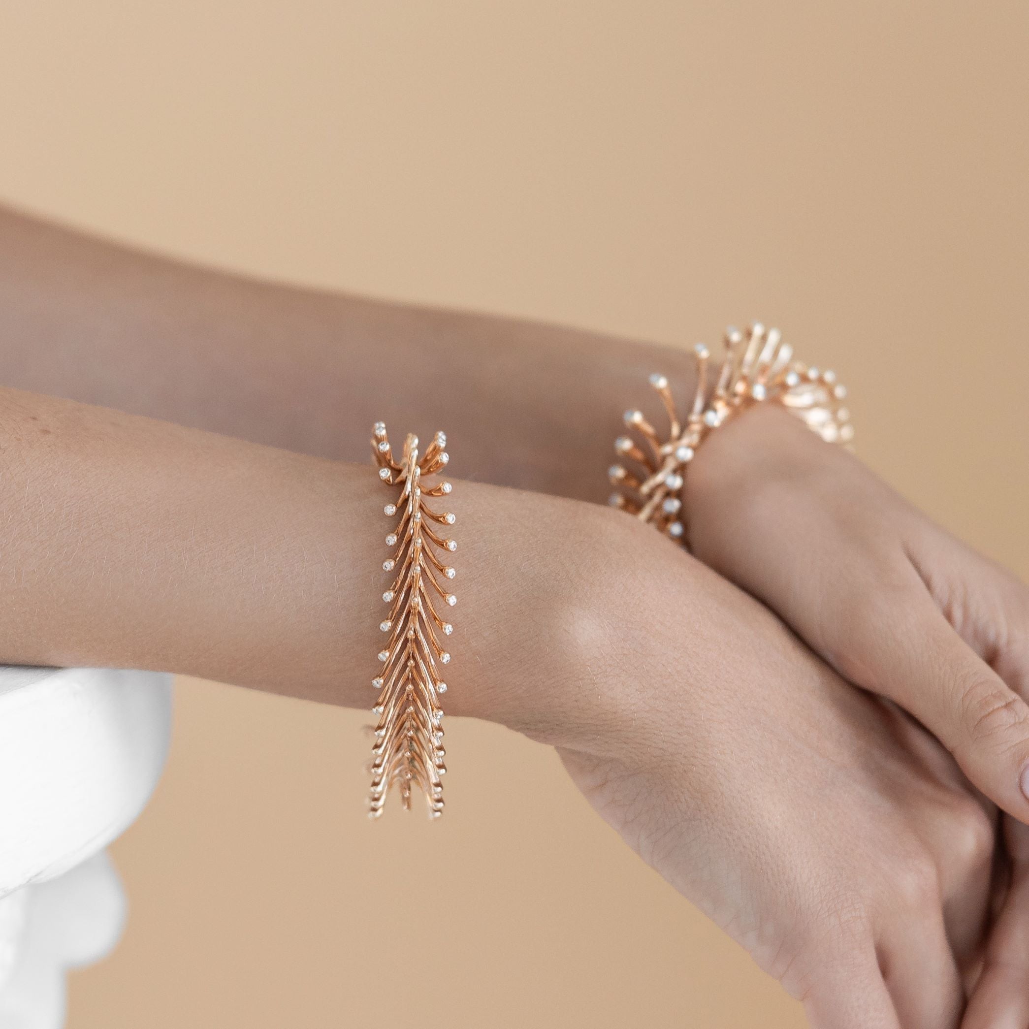 Wishbone Bracelet - Rose Gold