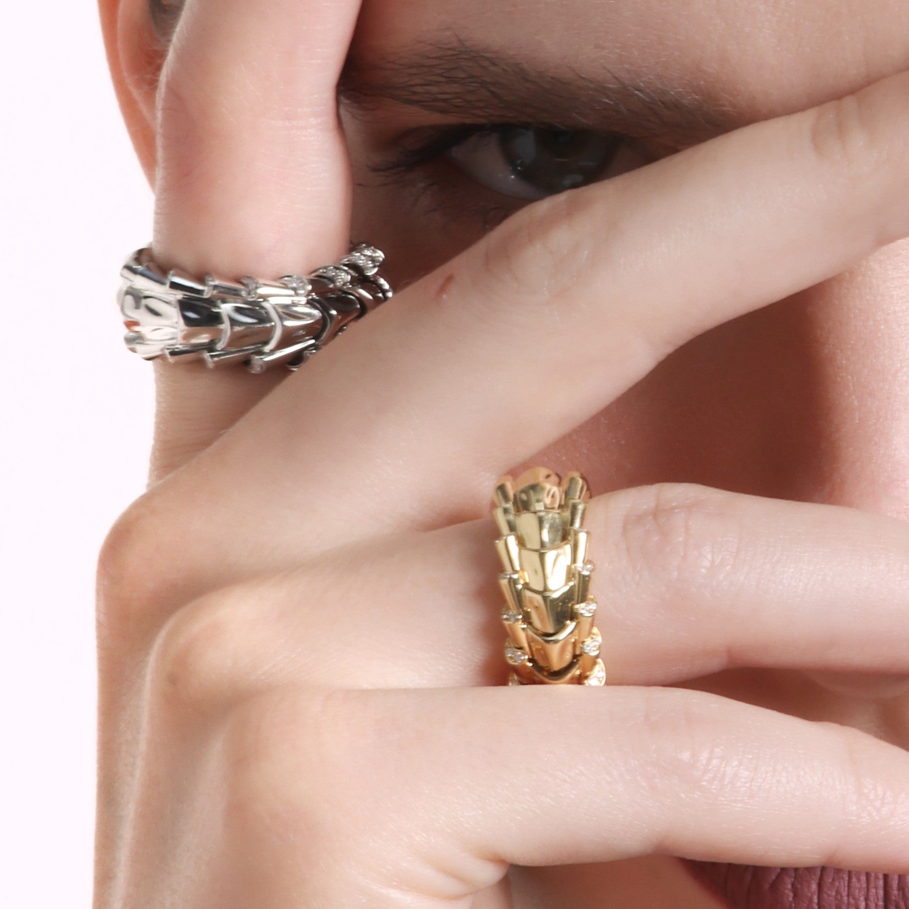 Date Palm Ring - Rose Gold