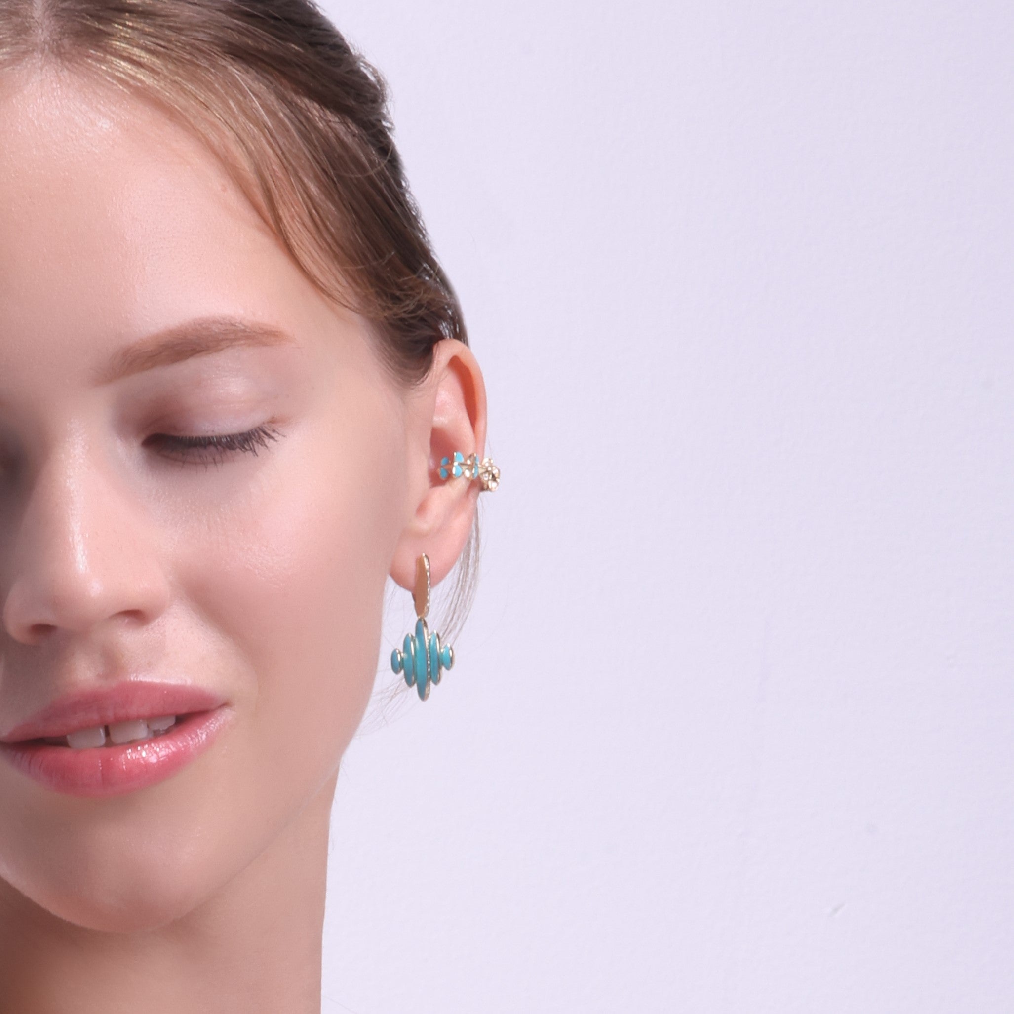 Circle of Life Convertible Earrings / Ear Cuff