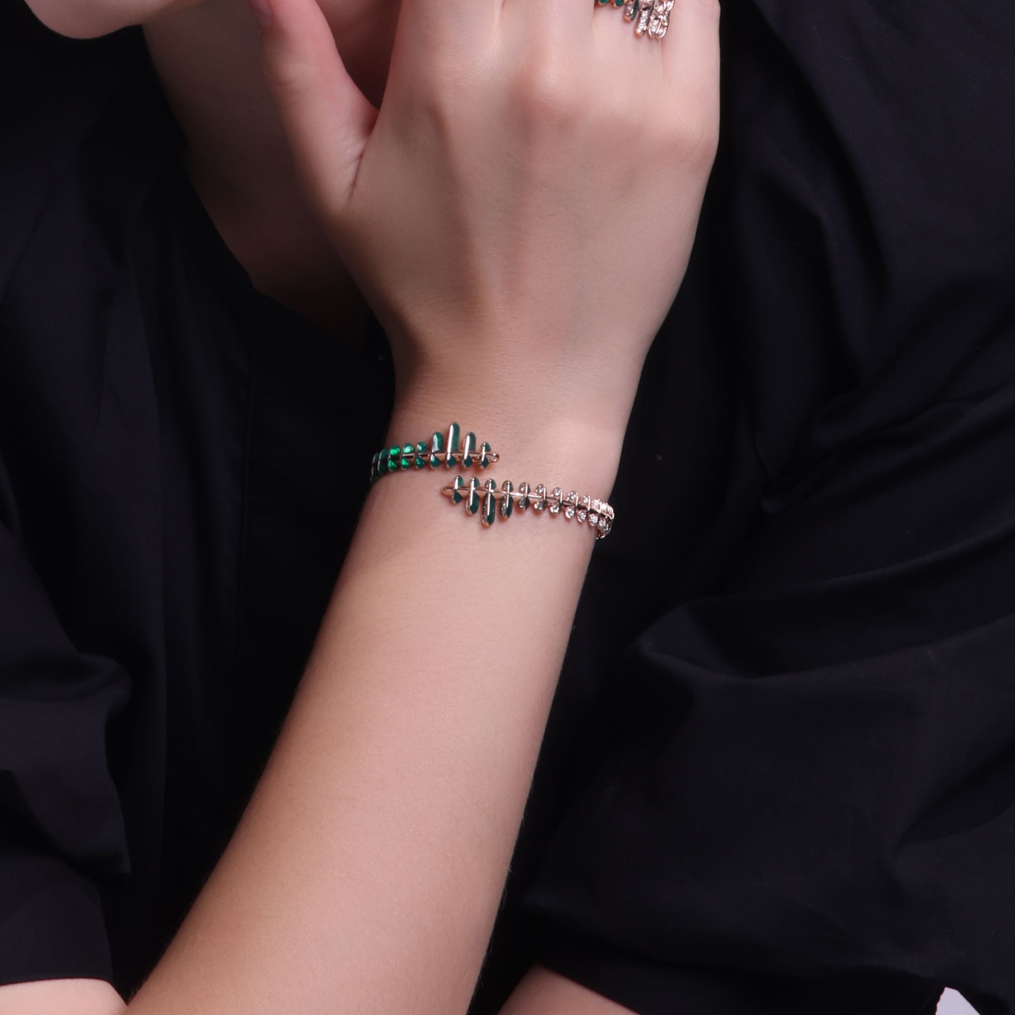 Circle of Life Bracelet - Rose Gold - Top Heavy