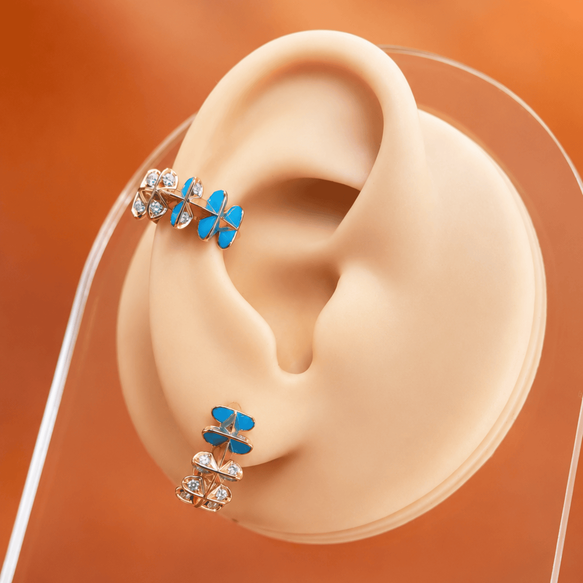 Circle of Life Convertible Earrings / Ear Cuff