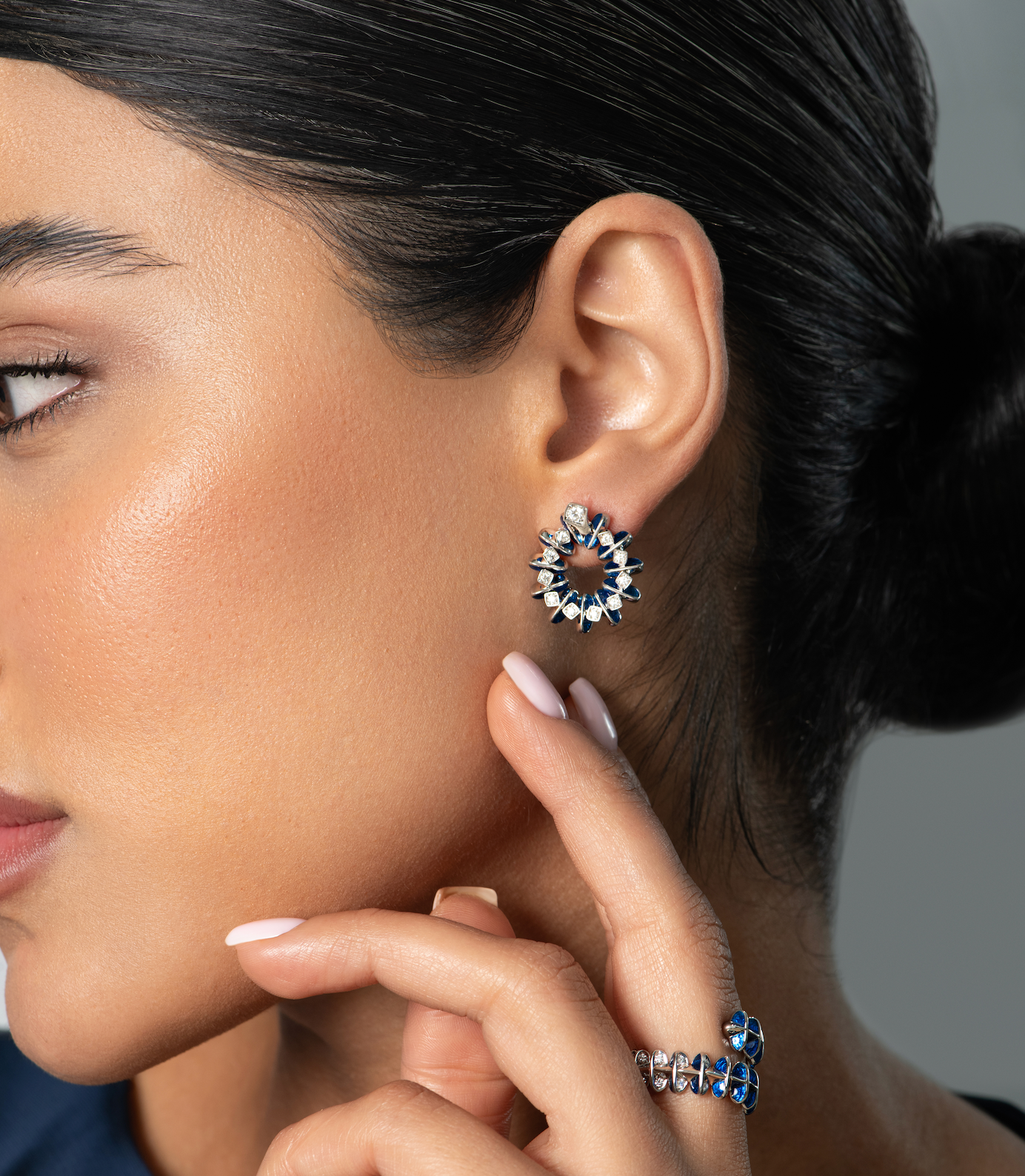 Circle of Life S Diamond Earrings (Convertible)